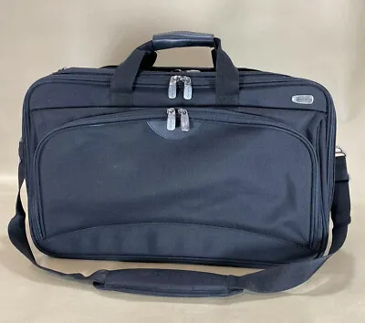 $145 • Buy Used Dakota By Tumi Black 21” Carry On Garment Bag Briefcase Weekender Luggage