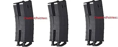 Tippmann TMC Black 20 Ball Magazine With Coupler 2 Pack Mag Fed Paintball X 3 • $139.99