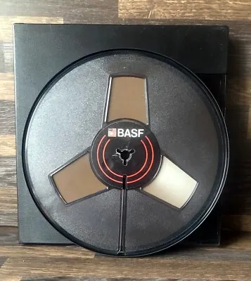 One Used BASF LP35 Ferro LH Reel To Reel Tape 7  + Library  Case *EXCELLENT COND • £11.99