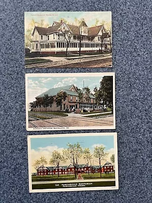 Postcards (3) Barnard's Highland Martinsville Sanitariums Indiana Mixed S4-27 • $5
