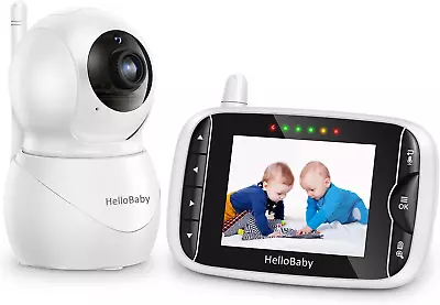 Baby Monitor Remote Pan-Tilt-Zoom Baby Monitor With Camera And AudioNight Vers • $213.31