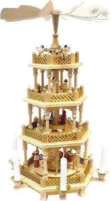 Alexander Taron Importer 16722 Richard Glaesser Pyramid-4 Tiers-Nativity Scene • $435.96