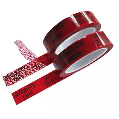 TamperSeals Group - 2 Rolls 100% Total Transfer Tamper Proof Security Void Tape  • £18.69