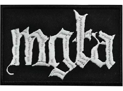 Mgla Embroidered Sew-on Patch | Polish Black Metal Music Band Logo • $6.99