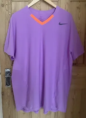 Nike Rafa Nadal 2013 Mexico Open Men's Tennis Shirt Top Size XL • £64.97