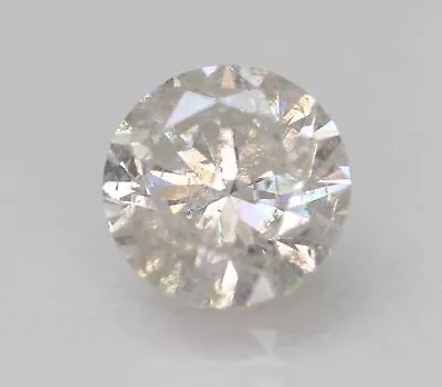 Certified 0.53 Carat F SI3 Round Brilliant Enhanced Natural Loose Diamond 5.05mm • $211.99