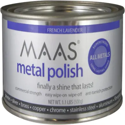 Maas International Metal Polish Can 1.1 Pound Professional Grade Metal Clean • $75.36