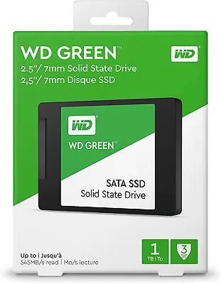 WD 1TB  Green 2.5  SATA SSD Internal Solid State Drive 545MBs Notebook SSD 7mm • $128.98
