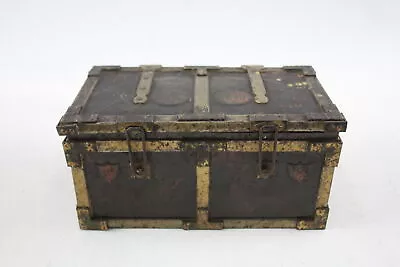 Huntley & Palmers Treasure Chest Biscuit Tin C 1900 Paris Grand Prize Antique  • £1.43