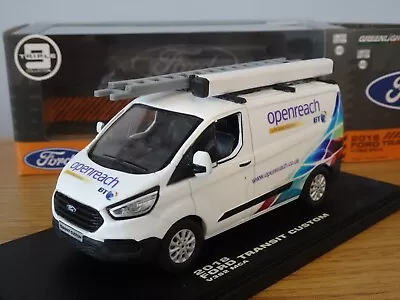 Greenlight Bt Openreach Ford Transit Custom 2018 Van Model Bt01 Code 3 1:43 • £104.49