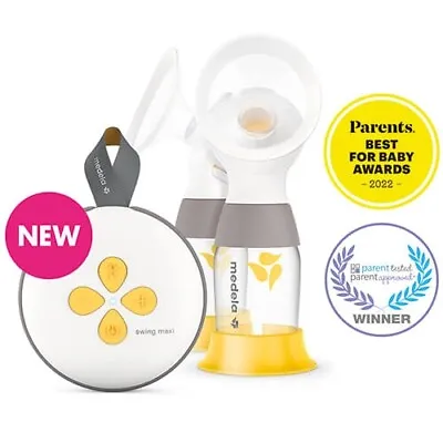 Medela Swing Maxi Double Electric Portable Breast Pump - White (BRAND NEW) • $159