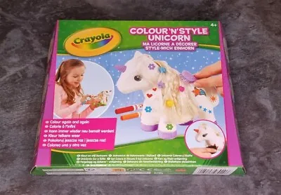 Crayola Colour 'n' Style Unicorn Craft Kit With Washable Felt Tip Colouring Pens • £7.99