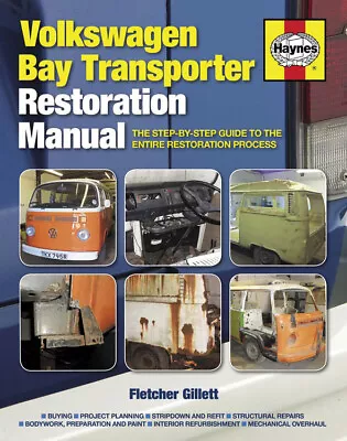 Vw Volkswagen Bay Transporter Restoration Manual Shop Guide Restore Van Bus • $44