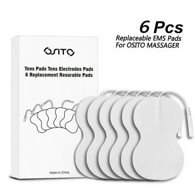 OSITO 6pcs Replacement Electrode TENS Pads Sheet For TENS Unit EMS TENS Massager • $10.99