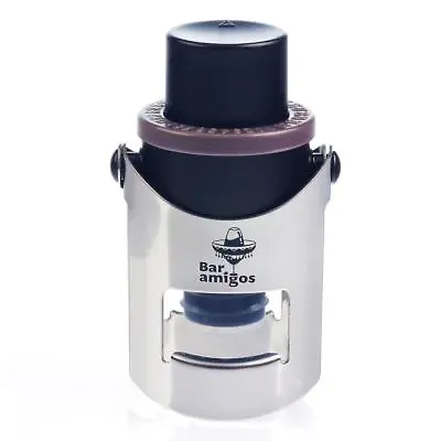 CHAMPAGNE PRESSURE STOPPER Sparkling Wine Patented Saver Pump Bottle Sealer Bung • £7.99