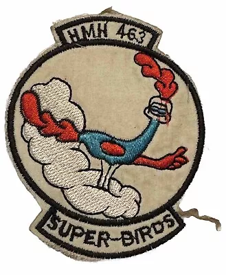 Vietnam War Patch Super Birds HMH 463 Helicopter Squadron US Marines Military • $11