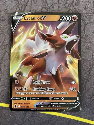 $2.98 • Buy Lycanroc V SWSH199 ULTRA RARE HOLO Black Star Promo Pokemon TCG Card