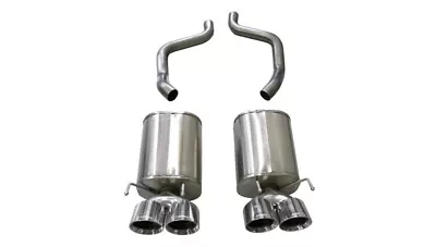 Corsa Sport 2.5  Axle Back Exhaust Twin 4.5  Tips Fits 09-13 Corvette C6 6.2L • $2143.99