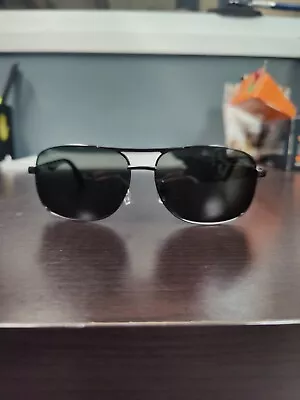 PUGS Sunglasses Black Metal Frame Polarized UV400 - NWT Style 1002 • $0.99