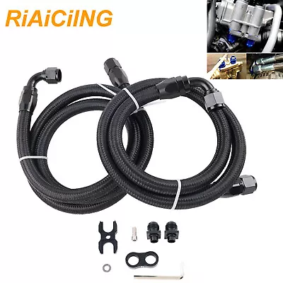 2 X Fuel Hose Lines + Oil Cooler Adapter For BMW E36 E46 M3 E90 E92 E93 335i New • $69.45