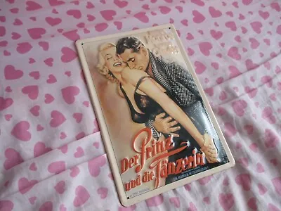 Marilyn Monroe Laurence Olivier Prince And The Showgirl Tin Sign Picture German • £16.50