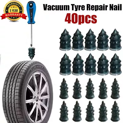 Tire Repair Screw In Rubber Plug Nail Car Tyre Puncture Repair Kit Off-Road Tire • £7.19