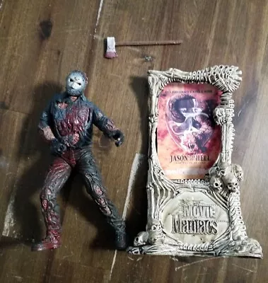 McFarlane Movie Maniacs Bloody Variant Jason Voorhees Goes To Hell Figure • $29.99