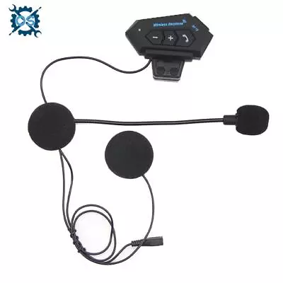 Motorcycle Helmet Headset Wireless Bluetooth Headphone Speaker Hands-Free BT-12 • $19.99