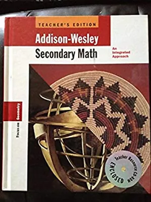 Addison Wesley Secondary Math: Focus On Geometry/With Cd Rom • $9.97