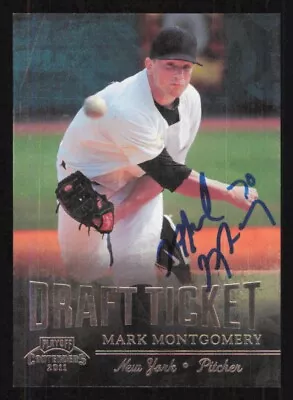 MARK MONTGOMERY Autograph Baseball Card #/299 Auto NEW YORK YANKEES • $3.50