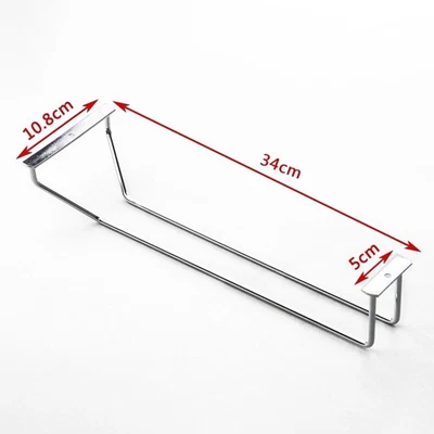 $17.51 • Buy Bar Wine Glass Rack Holder Storage Shelf Stainless Steel Hanger Durable