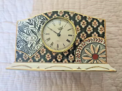 Masons Ironstone Applique 4.5 X 7.5  Mantle Clock. Rare Design. • £19.99