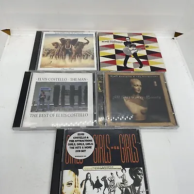 Elvis Costello Cds X 5 Titles Shown In Listing Free Fast Post Aus Seller • $70