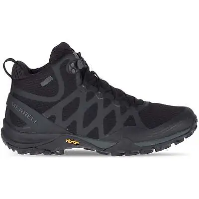 Merrell Siren 3 MID GTX Womens Walking Boots Outdoor Hiking Waterproof - Black • £76.90