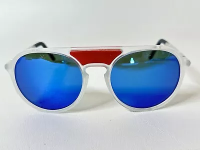 VUARNET ICE Sunglasses VL 1709 0008 Crystal Blue Flash Lens Matte Clear • $188.99