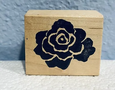 Rose Wood Mounted Rubber Stamp Judith NEW • $7.19
