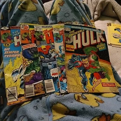 The Incredible Hulk 174 190 203 230 242 Bronze Age Marvel Comics Lot Run Set... • $30.76