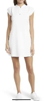 Z By Zella 1/4 Zip Active Tennis Athleisure Dress White Women’s Size Small • $13.99