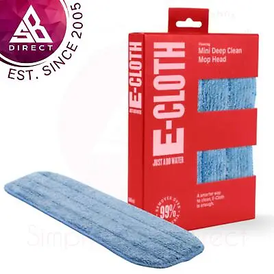 £8.59 • Buy E-Cloth Bathroom & Tile Mini Deep Clean Mop Replacement Head│For Hard Flooring