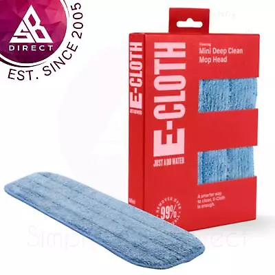 E-Cloth Bathroom & Tile Mini Deep Clean Mop Replacement Head│For Hard Flooring • £10.17