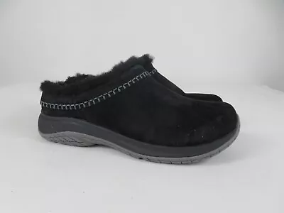 Merrell Encore Ice 5 Womens 9 Shoes Clogs Slip On Suede Black Comfort Mule Moc • $79.95