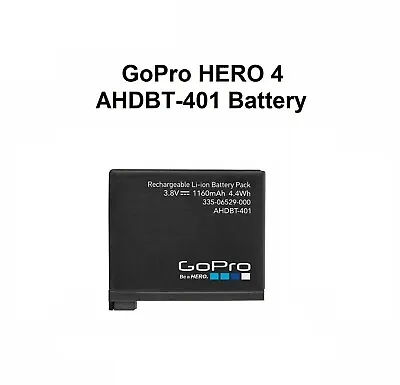 NEW Genuine OEM AHDBT-401 3.8V 1160mAh 4.4Wh Battery For GoPro HERO 4 HERO4 • $9.75