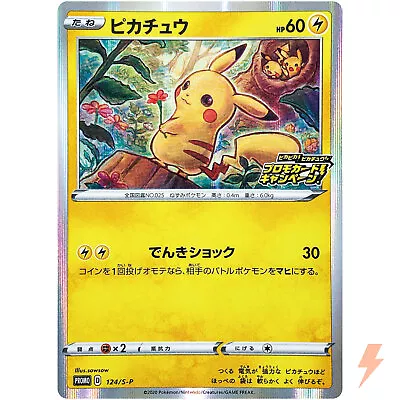 Pikachu 124/S-P Pika Pika Pikachu! PROMO - Pokemon Card Japanese • $9.60