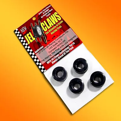 £11.69 • Buy 1/43 Scale SCX Compact NASCAR Slot Car Tires Jel Claws 4pk
