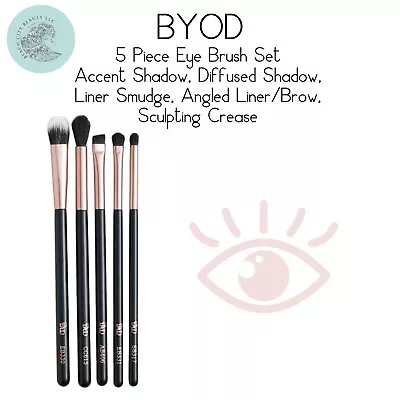BYOD 5 Piece Eye Brush Set • $11.99