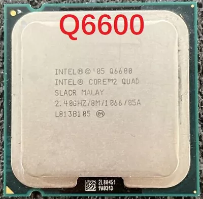 Intel Core 2 Quad Q6600 2.4GHz Quad-Core (HH80562PH0568M) Processor • $4.89