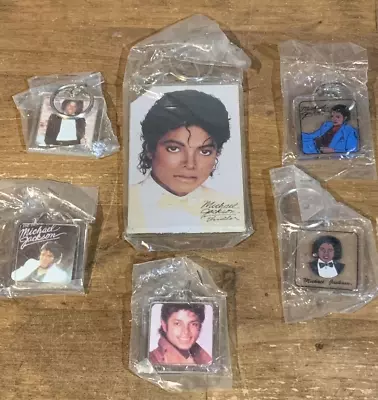 Michael Jackson 1980’s Thriller Key Ring Collectible Lot • $36.09