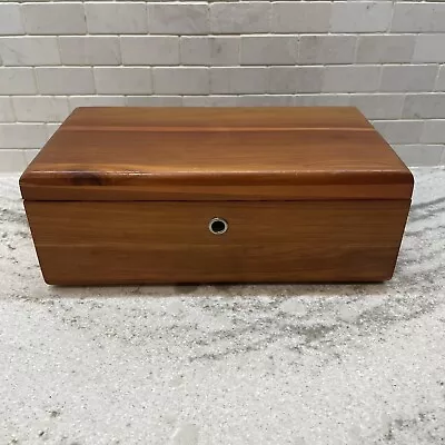 Vintage Lane Red Cedar Chest Presented By Ries South Bend Indiana Trinket Box • $25