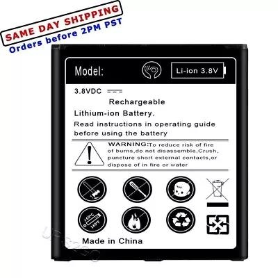 Long Life 6270mAh Rechargeable B600BE Battery F Samsung Galaxy S4 SPH-L720 Phone • $13.58