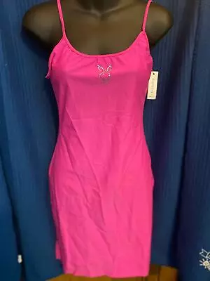 1 NEW/ W TAGS Vintage Playboy Swim Sexy Slip Dress Black Size MED. (US - 6) • $19.95